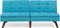 RONNE - Slaapbank 3-zits - Turquoise - Polyester