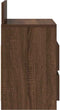 vidaXL - Nachtkastjes - 2 - st - met - 2 - lades - 40x33x60 - cm - bruin - eikenkleur