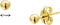 Marie Celeste - Oorknoppen - Bol 3 mm - Goud