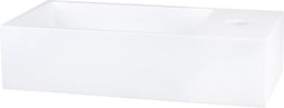 DIFFERNZ SOLID - Fontein 360x185x90mm - Handgemaakt - Wit