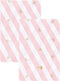 Riviera Maison Tafelloper - Palm Breeze Table Runner - Roze Wit - Set 2 Stuks