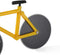 Pizzasnijder Fiets - Pizzames - Roller - Keukengerei - Geel