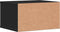 vidaXL - Printerkastje - 40x32x22,5 - cm - bewerkt - hout - zwart