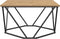vidaXL - Koffietafel - Artisan - Eiken - 80x80x45 - cm - Gemaakt - van - Geengineerd - Hout