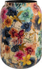 TS Collection - Bloempot hoog Sparkle spring - 30x42 - Metaal & Epoxy - Exclusieve woonitems voor binnen - Handgemaakt - Unieke print - Designed by Lammie
