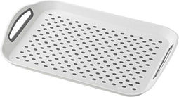 ProPlus Handig dienblad - anti-slip - kunststof - 39,5 x 28,5 cm - wit