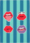 Set van 2 theedoeken Lips | Aware