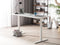 DESTIN - Elektrisch Verstelbaar bureau - Wit - 130 cm - Spaanplaat