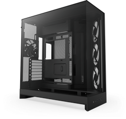 NZXT H9 Flow RGB (2025) - Midi Tower - 6x 2.5" en 2x 3.5" bays - Zwart