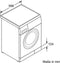 Bosch Logixx 8 VarioPerfect - Wasmachine - Voorbelading 8 kg 1400 RPM - Wit