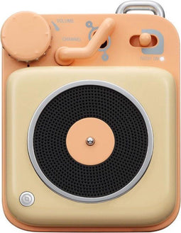 Muzen Retro Button Mini Bluetooth Speaker Peach