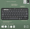 Logitech Pebble 2 - Draadloze Toetsenbord en Muis Combo - Azerty FR - Grafiet