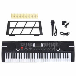 vidaXL - 61 - toetsen - piano - elektrisch - keyboard - met - muziekstandaard