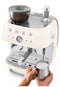 Smeg EGF03CREU - Espressomachine met bonenmaler - 19 bar druk - Crème