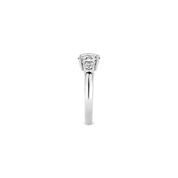 TI SENTO Ring 1797ZI - Zilveren dames ring - Maat 54 - Wit zirkonia