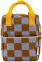 Sticky Lemon Backpack/Boekentas Small Farmhouse - Checkerboard - Blooming Purple - Soil Green