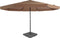 vidaXL - Parasol - met - draagbare - voet - taupe