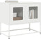 vidaXL - Tv-meubel - 68x39x60,5 - cm - koudgewalst - staal - wit