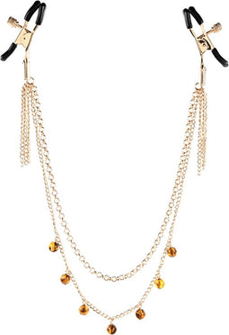 Sportsheets - Amber Chained Nipple Clamps