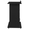 vidaXL - Lectern - Podium - met - Wielen - Zwart - Eiken - Hout