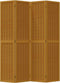 vidaXL - Kamerscherm - met - 4 - panelen - massief - paulowniahout - bruin