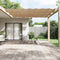 vidaXL - Luifel - verticaal - 100x100 - cm - oxford - stof - taupe
