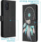 iMoshion Hoesje Geschikt voor Samsung Galaxy A51 Hoesje Met Pasjeshouder - iMoshion Design Softcase Bookcase - Zwart / Meerkleurig / Dreamcatcher