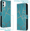 iMoshion Hoesje Geschikt voor iPhone 11 Hoesje Met Pasjeshouder - iMoshion Design Softcase Bookcase - Goud / Meerkleurig / Blauw / Blue Graphic