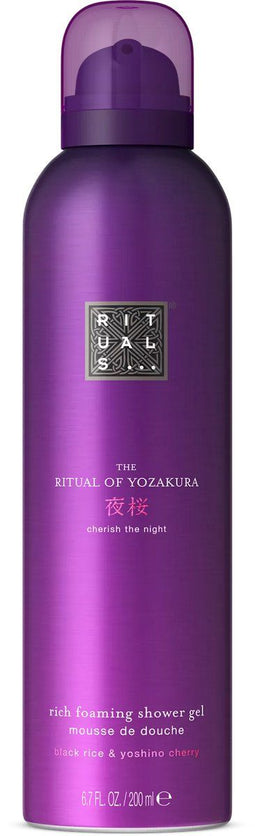 Rituals The Ritual of Yozakura - Foaming Shower Gel 200 ml - Voedende geurervaring met witte bloemen en vanille