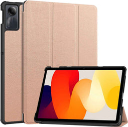 imoshion Tablet Hoes - Geschikt voor Xiaomi Redmi Pad SE - Trifold Bookcase - Rosé Goud