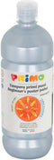 Primo kant-en-klare plakkaatverf, 1000 ml flacon met doorstroomdop zilver