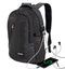 Stane® Laptop Rugzak - Backpack - USB Oplaadstation - Waterbestendig - Zwart