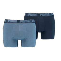 Pakket met onderbroeken Puma Basic Blauw Boxer 2 Onderdelen Maat