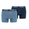 Pakket met onderbroeken Puma Basic Blauw Boxer 2 Onderdelen Maat