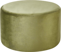 MILLEN - Poef - Olijfgroen - Fluweel