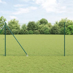vidaXL - Gecombineerde - Ondiep - Palen - 13 - stukjes - Ø32 - mm - 180 - cm - Gegalvaniseerd - Staal