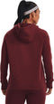 Under Armour Rival Fleece Logo Hoodie - Dames Trui - Maat XL - Rood