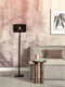 GOOD&MOJO Vloerlamp Java - Bamboe Zwart - Ø32cm - Modern - Staande lampen voor Woonkamer - Slaapkamer