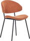 Set van 2 eetkamerstoelen KIANA Oranje