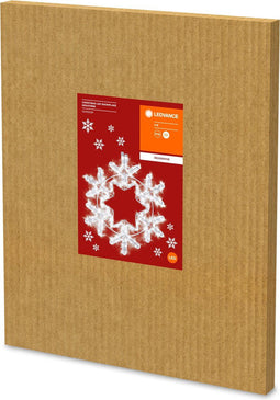 LEDVANCE KERSTMIS LED "Sneeuwvlok", decoratieve kerstverlichting voor binnen en buiten, als raam silhouet of tuinverlichting, warm wit (3000K), beschermingsklasse IP65, 470mm x 590mm x 13mm