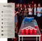tectake® BeerWars I - Bierpongtafel - Hoogte verstelbaar - LED-verlichting - 100x Plastic Bekers 6x pingpongballen