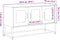 vidaXL - Tv-meubel - 100,5x39x60,5 - cm - koudgewalst - staal - antracietkleurig