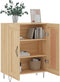 vidaXL - Dressoir - 69,5x34x90 - cm - bewerkt - hout - sonoma - eikenkleurig