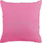 RHOEO - Sierkussen set van 2 - Roze - 45 x 45 cm - Katoen