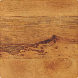 vidaXL - Tafelblad - vierkant - 50x50x2,5 - cm - massief - mangohout
