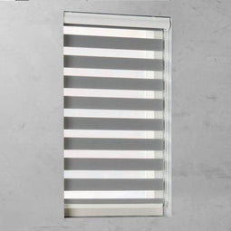Pure Living - Duo Rolgordijn - Lichtdoorlatend - Grijs - 90x175 cm
