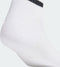 adidas Sportswear - 3-Stripes Korte Sokken - Laag model - Wit (3 paar)