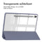 imoshion Tablet Hoes - Geschikt voor Samsung Galaxy Tab S9 11.0 inch - Trifold Hardcase Bookcase - Paars