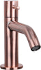 Differnz Wastafelkraan Gebogen - Toiletkraan Koud Water - 13.8 cm Hoog - Rood Koper
