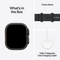 Apple Watch Ultra 3 - Smartwatch - Waterbestendig tot 100 m - Zwart